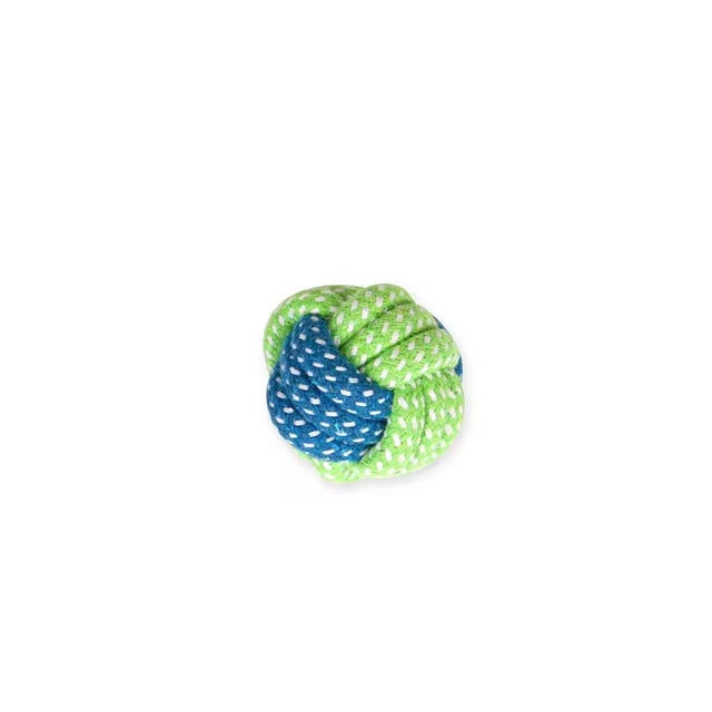 Cotton Dog Rope Chew Toy for Pet Dogs Outdoor Teeth Clean Ball Shape Toys for Small Large Dogs Interactive TY0076