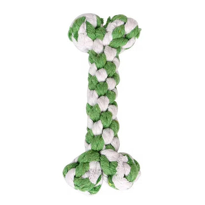 Cotton Dog Rope Chew Toy for Pet Dogs Outdoor Teeth Clean Ball Shape Toys for Small Large Dogs Interactive TY0076