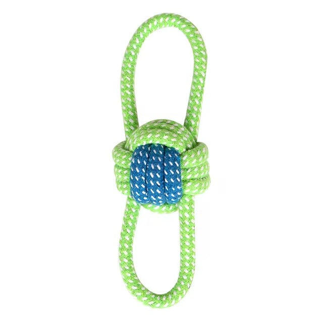 Cotton Dog Rope Chew Toy for Pet Dogs Outdoor Teeth Clean Ball Shape Toys for Small Large Dogs Interactive TY0076