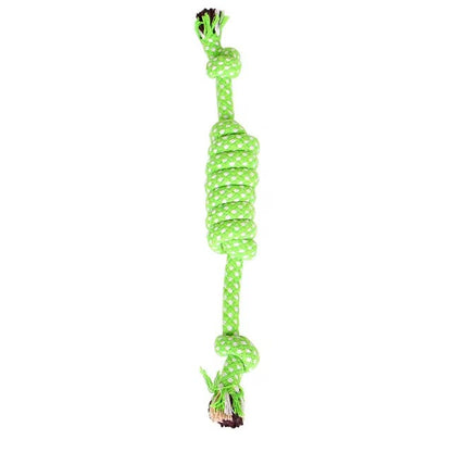 Cotton Dog Rope Chew Toy for Pet Dogs Outdoor Teeth Clean Ball Shape Toys for Small Large Dogs Interactive TY0076