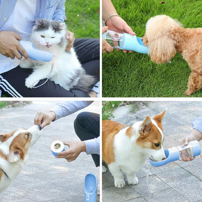 Dog Water Bottle for Walking, Dog Travel Water Bottle, Portable Dog Water Bottle