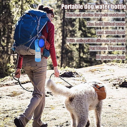 Dog Water Bottle for Walking, Dog Travel Water Bottle, Portable Dog Water Bottle